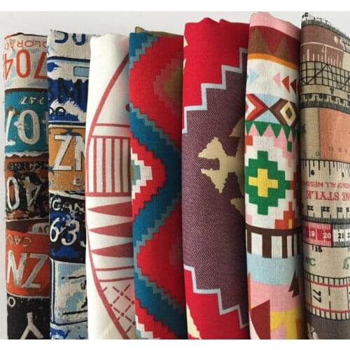 100cm*145cm / Piece, Rural Retro Cotton Linen Cloth, Tablecloth, Curtain, Pillow, Bed Sheet, Home Fabric, DIY Handmade Material