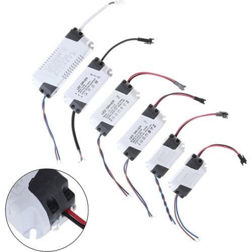 1Pc 3W-36W LED Driver Light Transformer Constant Current Power Supply Adapter