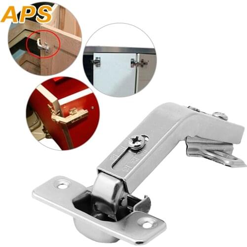135 Degree Corner Folded Cabinet Door Hinges Kitchen Bathroom Cupboard Two Holes Nickel-plated iron Furniture Hinge