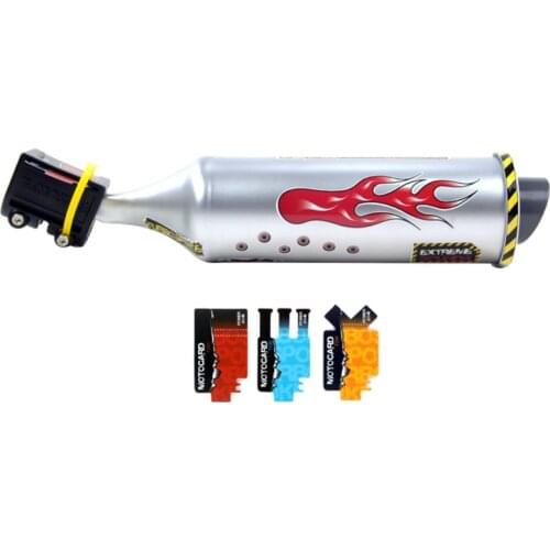 Bicycle Turbine Motorcycle Exhaust Six Kinds Of Motorcycle Sound Effects Bicycle Sound Exhaust Pipe With Adjustable Motocard