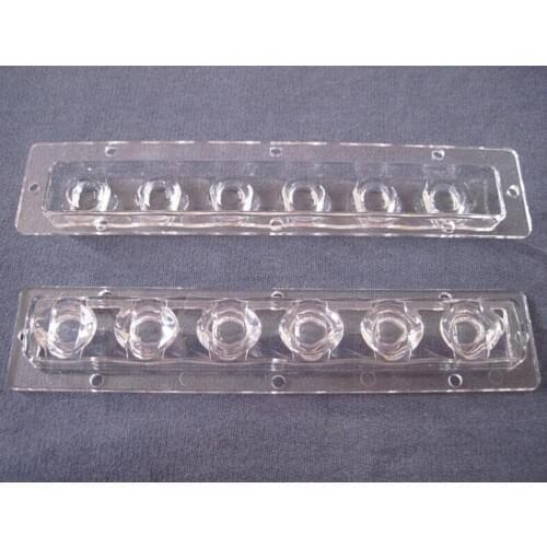 #ZKIP-150 High quality Led lens 6W, Street Light lens, Lens Size: 150X30.5mm, Angle: 30, Clean Surface, PMMA Materials