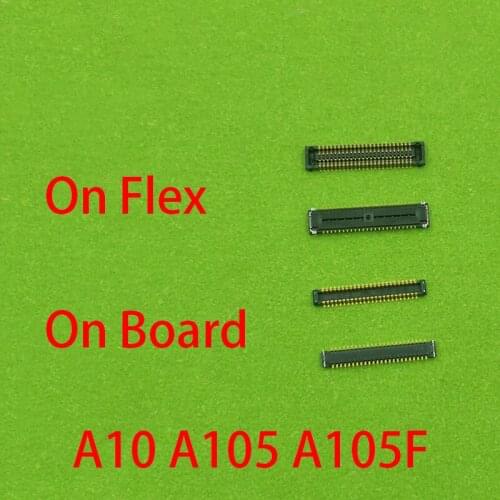 2 Pcs USB Charging FPC Connector On Board For Samsung A10 A105 A105F A20E Charger Dock Plug On Flex 48 Pin