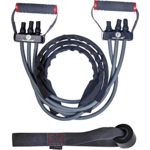 Tension Rope With Three-hole Buckle 120 Pounds High Strength Resistance Band for Household Exercise Gym Fitness Equipment