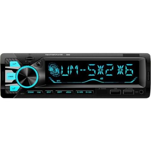 50% Hot Sales 5007 Car MP3 Player Dual USB FM Radio Speaker Hands-free Bluetooth Player for Vehicles