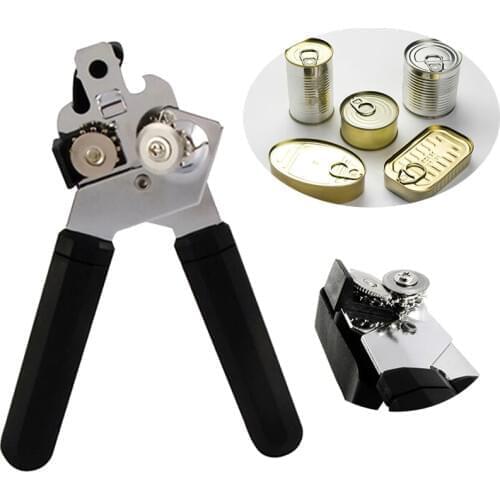 Multifunctional Stainless Steel Professional Tin Manual Can Opener Craft beer Grip Opener Cans Bottle Opener kitchen gadgets