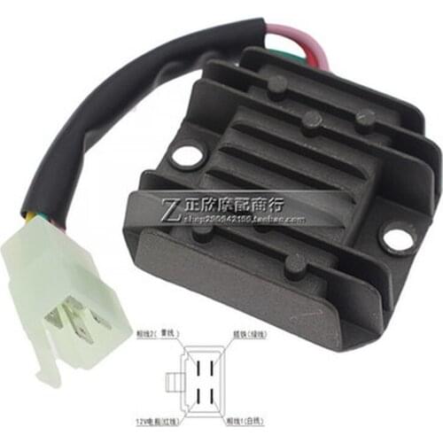 Motorcycle 4 Wire Voltage Regulator Rectifier Moped Scooter ATV TaoTao For GY6-125 GY6-150 GY6 125cc 150cc 152QMI 157QMJ
