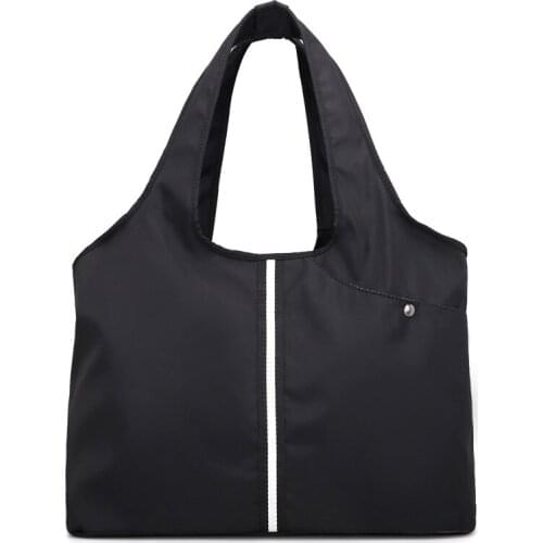 Womens Nylon Waterproof Handbags High Quality Female Hobos Single Shoulder Bags Vintage Solid Multi-pocket Ladies Totes Bolsas