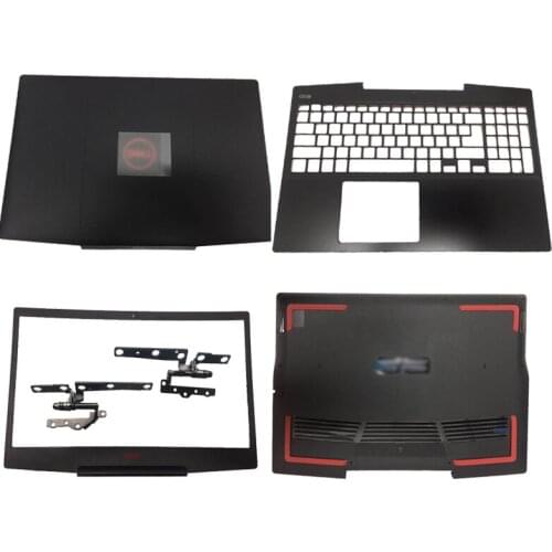 New Laptop LCD Back Cover / Front Bezel/LCD Hinges/Palmrest/Bottom Case For Dell G3 3590 3500 Series Top Back Cover Red