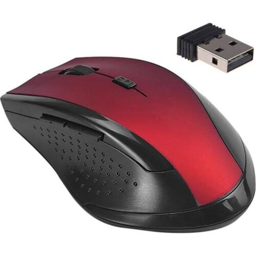 New Wireless Mouse Computer Mouse Silent PC Mause Rechargeable Ergonomic Mouse 6 Keys 3200DPI 2.4Ghz USB Optical Mice For Laptop