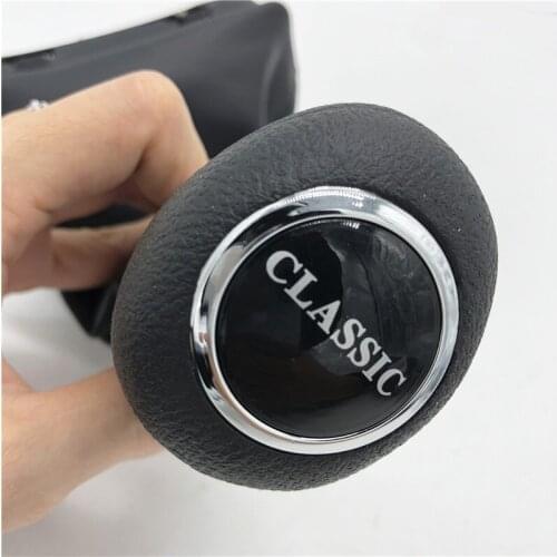Car Gear Shift Knob With Gaiter Boot For Mercedes Benz W204(C63 C204) W207(C207) CLASSIC AVANTGARDE ELEGANCE Car Accessories