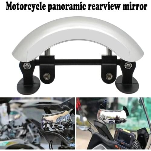 180° Bicycle Safety Mirror Wide-angle Self-adhesive Half Rear Mirror Panoramic Rearview Bike Mirror Retroviseur Velo