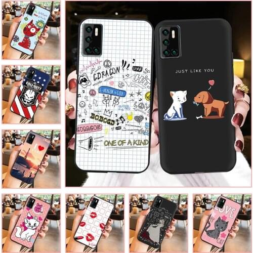 Waterproof Durable Phone Case For Cubot P40 Cartoon TPU matte For Man SoftCase For Girls For Woman