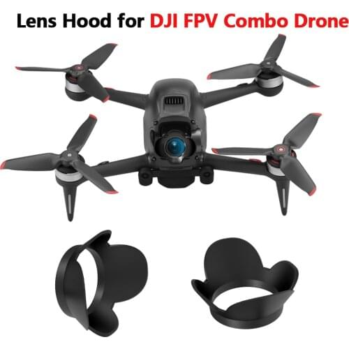 Lens Hood for DJI FPV Combo Drone Lens Cover Sunshade Protective Cap Anti-glare Gimbal Camera Guard for DJI FPV Drone Accessory