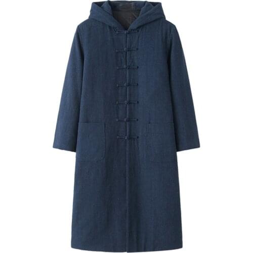 UNISEX winter warm Taoism wushu robe Wudang tai chi clothing Taoist coat kung fu martal arts gown black/red