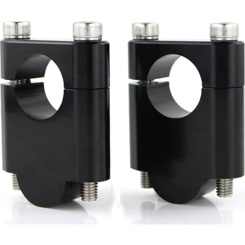 22mm 7/8" Motorcycle Handlebar Risers Mounting Clamps For Suzuki B-King Bandit GSF250 GSF400 GSR400 700 GSX 750S Katana DR-Z400