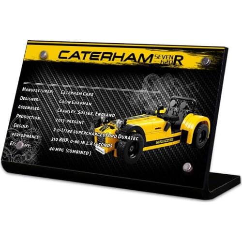 Acrylic display stand brand for 21307