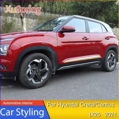 Sequins Attached Special Decorative Strips Car Body Trims And Doors for Hyundai Creta/Cantus IX25 2021