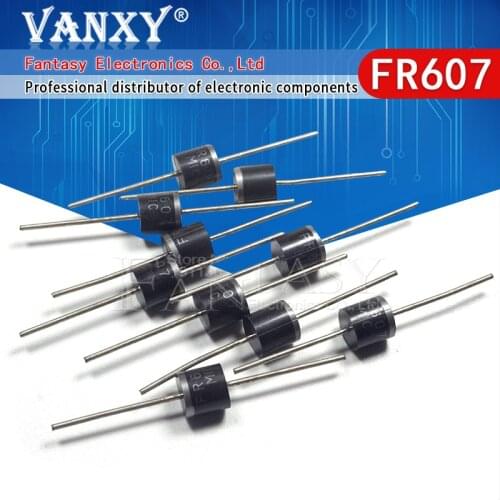 20PCS FR607 6A 1000V Fast Recovery Diodes