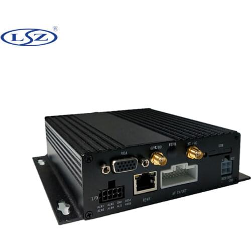 Dual SD Card School Bus Taxi Trailer Truck Car 4CH AHD 1080P Mobile DVR built in GPS 3G 4G