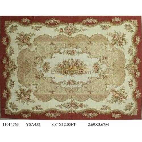 French aubusson carpets Handmade Floor For Bedroom Square Knitting s