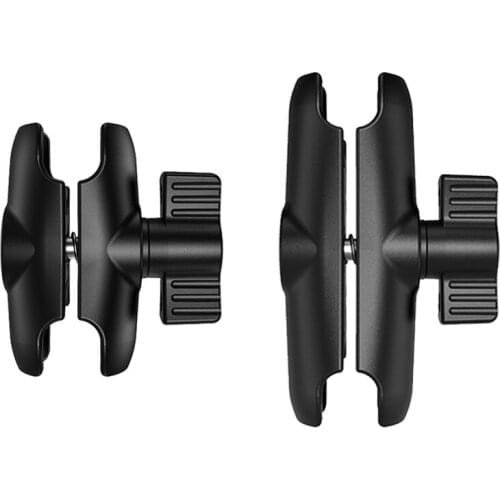 6CM 9CM Double Socket Arm For 1 Inch Ball Base Mount Bracket For Gopro Camera Bicycle Bike Motorcycle Phone Holder