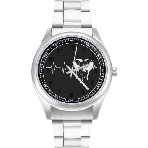 Chihuahua Quartz Watch Steel Design Wrist Watch Boys Sport Classic Promotion Wristwatch