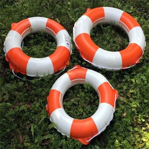 Inflatable Swim Ring Life Buoy Floating Ring Armpit Swimming Lap PVC Swimming Circle With Rope