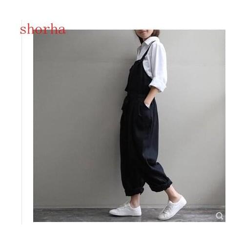 New fashion Maternity Bib Pants Pregnant Trousers black Plus Size XXXL Clothes-For-Fat-Women Pregnant-Overalls loose pants Women