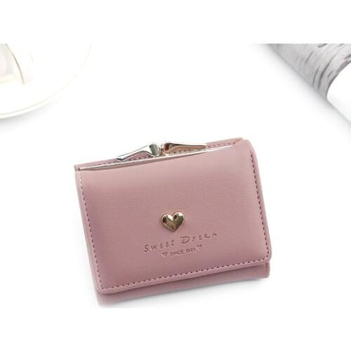 New Womens Wallet Short Cartoon Cute Zero Wallet Coin Purses Bag Girl Small Lady Wallet Cardholder