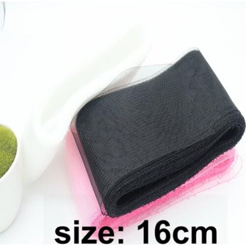 6.3" 16cm Plain Crin Horse Hair Horsehair With Thread On One Side Braids Fascinator Acc 100yard/lot #42Color