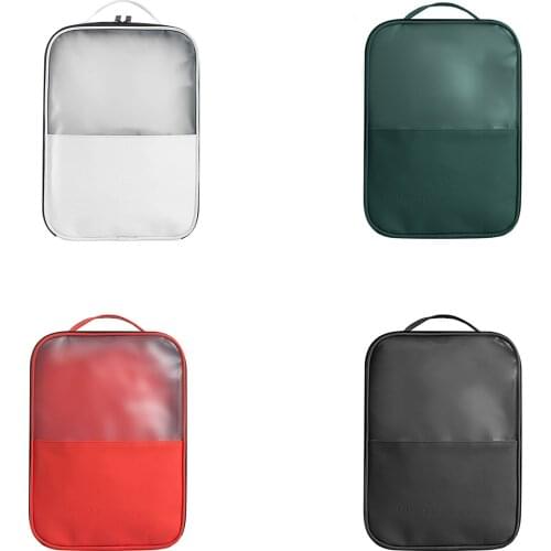 Portable Travel Shoe Storage Bag Home Dust-proof Shoe Cover Box Waterproof Large Capacity Double Zipper Design