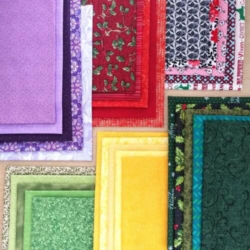 Turtle Crack Thickened Vintage Cotton Patchwork Fabric handmade diy quilt material for Craft lover 45*50cm P44