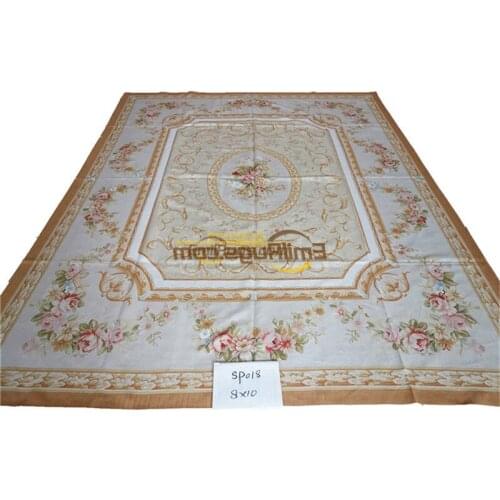 Wool french aubusson rug European A Living Room Luxurious Court A Living Room European Small Luxurious Court Wind gc8aubsilkyg32