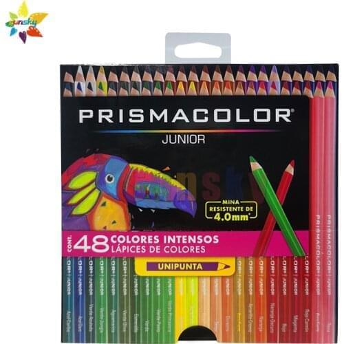 USA 12 15 24 36 48 color Original Prismacolor junior Lapis De Cor Sanford zero basic beginner students Painting Pencils oily set