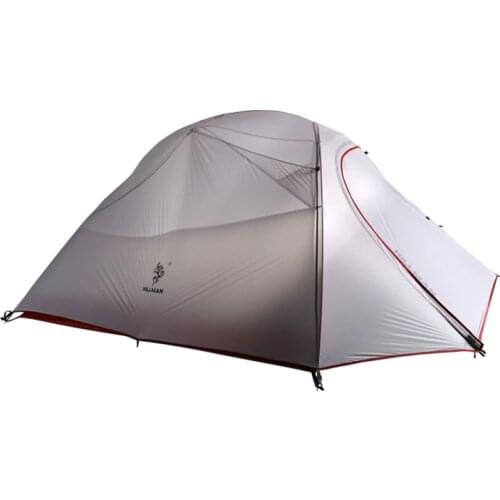 Hillman ultralight professional silicon coated 3 Person double layer waterproof windproof Camping Tent