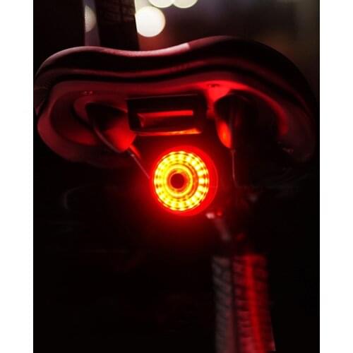 Bicycle Smart Auto Brake Sensing Light MTB Road Bike Light Signal USB Rechargeable Cycling Lamp Latern Flash Taillight For Bike
