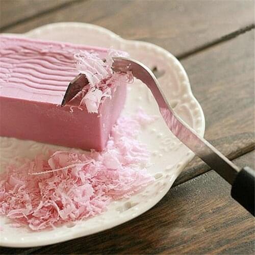 2019 New 1pc Stainless Steel Chocolate Scraper Cheese Grater Butter Blade Knife Cutter Cake Tools Baking Tools Gadget Decor