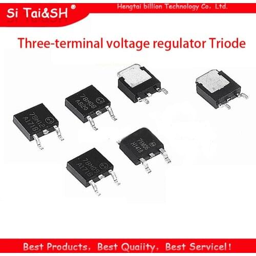10PCS New 78M05 TO252 7805 750mA L78M05CDT 78M06 78M08 78M09 78M12 78M15 7806 7808 7812 Three-terminal voltage regulator Triode