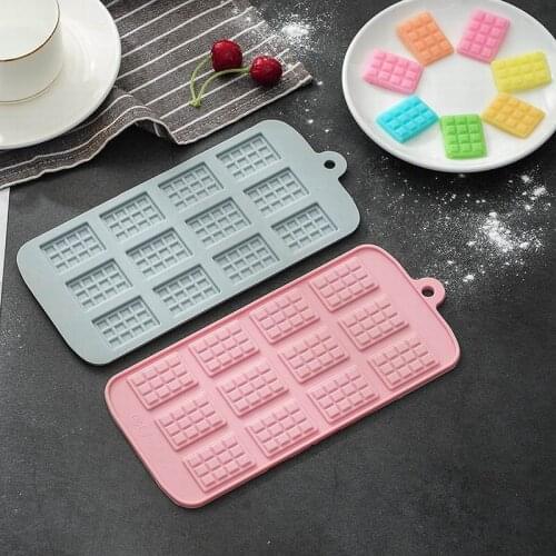 200PCS Chocolate Mold Silicone Mold DIY Candy Bar Mould Cake Decoration Tools Kitchen Baking Accessories 12 Even