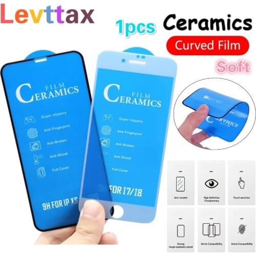 3D Full Cover Ceramics Screen Protector Explosion-proof Soft Film For iPhone 12 11 Pro Max XS Max XR X 8 7 6 Plus 6S SE2 Film