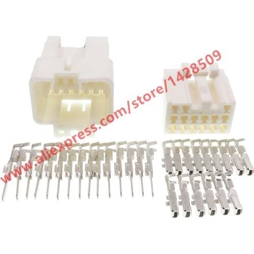 5 Sets 15 Pin Female Male Automotive Connector With Terminals For Car Auto Wiring Harness MG641071