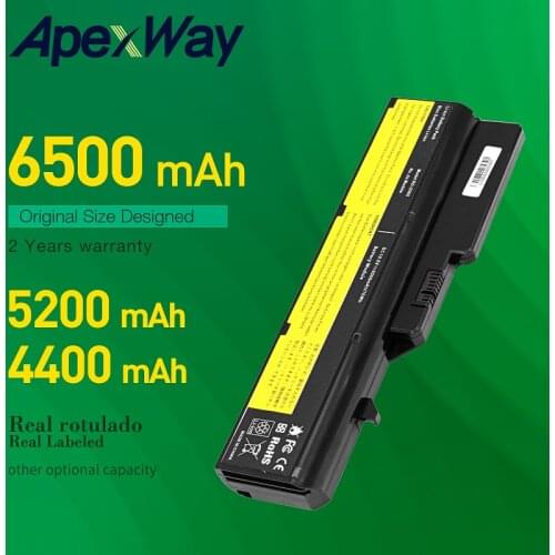 ApexWay Battery for Lenovo 121001071 121001096 57Y6454 57Y6455 L09C6Y02 L09M6Y02 L09S6Y02 L10C6Y02 L10P6Y22 LO9L6Y02 LO9S6Y02