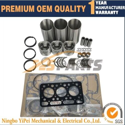D1101 DH1101-A DH1101 Overhaul Rebuild Kit STD for Kubota Tractor L245DT