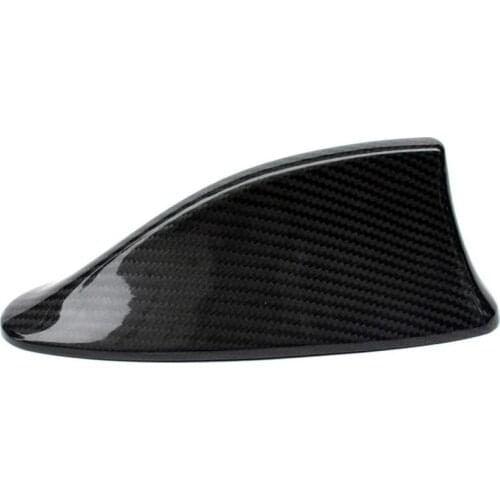 For 5 Series F10 F11 F18 2010-2017 Car Antenna Shark Fin Cover Trim Carbon Fiber Style ABS Accessories