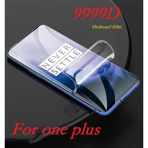 Full Cover Hydrogel Film on the For OnePlus 7 7T Screen Protector For OnePlus 6 6T 5 5T 3 3T 7 7T Protective Film Not Glass