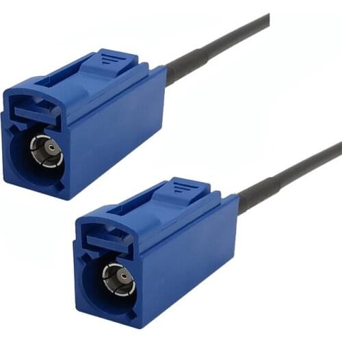 RG174 20CM Fakra C Female to Fakra C Female Connector Pigtail RF Coaxial Extension Cable Wire Jack Adapter for Car GPS Antennas