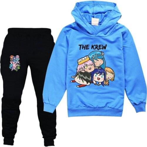 Girls Clothing Set Spring Its Funneh Cartoon Hoodies Long Sleeve Streetwear+Casual Pants 2pcs Kids Boutique Clothing Wholesale