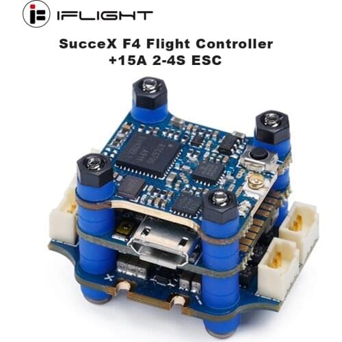 IFlight SucceX F4 Flight Controller 15A 2-4S Brushless ESC 25~200mW VTX OSD 16x16 Hole Flying tower for RC FPV Racing Drone