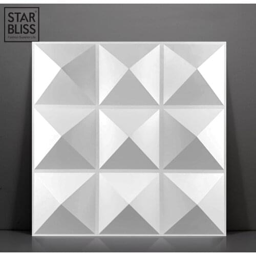 30x30cm 3D tile panel mold plaster wall 3D wall stickers living room 3D wallpaper mural bathroom kitchen accessories outdoor