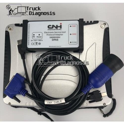 CF19 laptop+CNH est dpa5 New Holland CASE Agriculture construction diagnostic kit